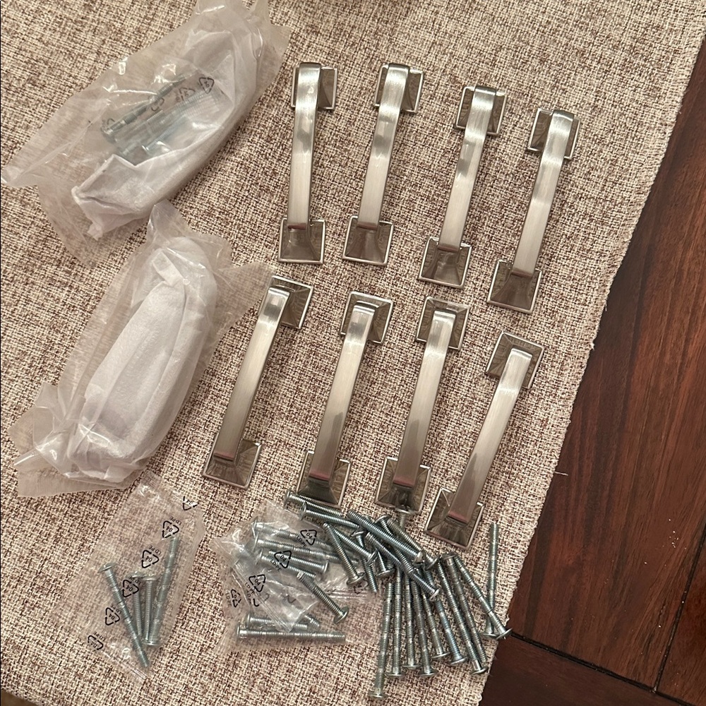 Asidrama 10 Pack - 3 Inch Brushed Satin Nickel Cabinet Handles Pulls